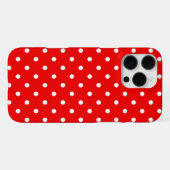 Polka dots iPhone hoesje (Achterkant horizontaal)