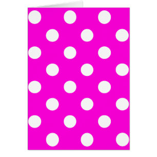 Polka dots magenta #FF00DC
