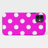Polka dots magenta #FF00DC Case-Mate iPhone Case (Achterkant (horizontaal))