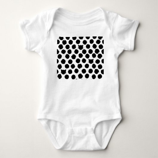 Polka Dots met Cat Faces: Speelse . Romper (Voorkant)