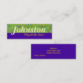 Polka Dots Mini Visitekaartje (Voorkant / Achterkant)