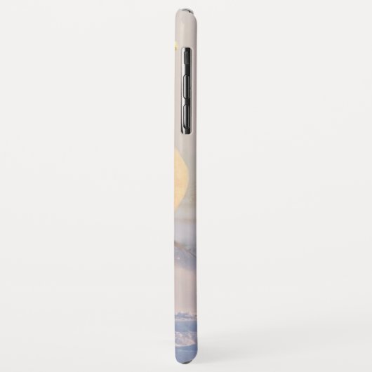 Polka dots, mooi wit paard & strand Case-Mate iPhone case (Achterkant/links)