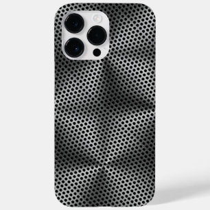 Polka Dots on Metal Bord 01x4 Black BG Case-Mate iPhone 14 Pro Max Hoesje