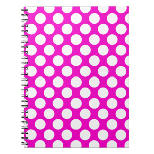 Polka Dots on Pink Notitieboek