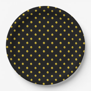 Polka Dots Papieren Bordje