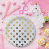 Polka Dots Papieren Bordje (Feest)