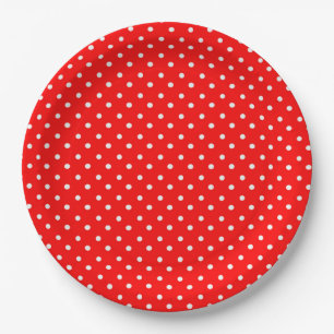 Polka Dots Papieren Bordje
