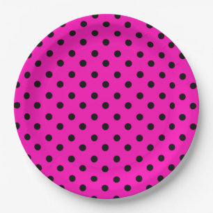 Polka Dots Papieren Bordje