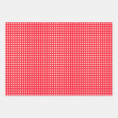 Polka Dots Pattern in Red and White Inpakpapier Vel (Voorkant 2)