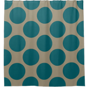 Polka Dots Pattern om het even welke Kleur op lat Douchegordijn