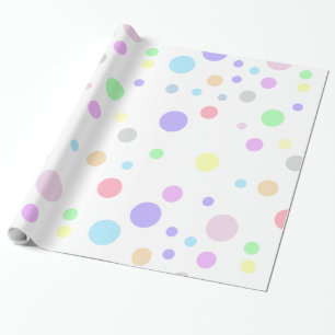 Polka Dots Pattern Pastel Polka Dots Cadeaupapier