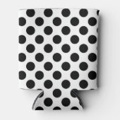 Polka Dots, Polka Dot Pattern, Black and White Blikjeskoeler (Voorkant)