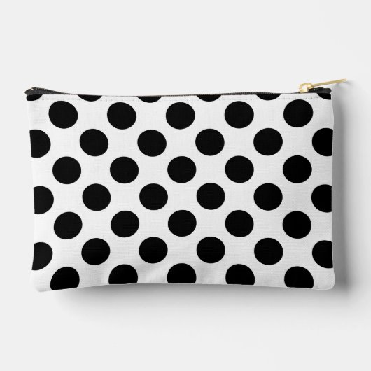Polka Dots, Polka Dot Pattern, Black and White Etui (Achterkant)