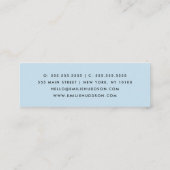 Polka Dots, Polka Dot Pattern, Black and White Mini Visitekaartje (Achterkant)