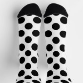 Polka Dots, Polka Dot Pattern, Black and White Sokken (Top)