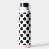 Polka Dots, Polka Dot Pattern, Black and White Waterfles (Voorkant)