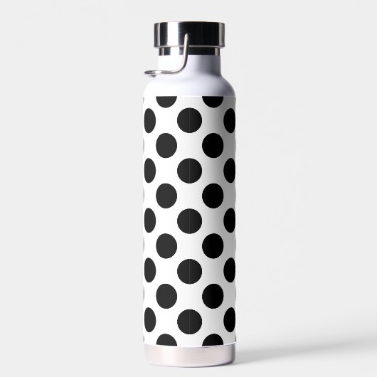 Polka Dots, Polka Dot Pattern, Black and White Waterfles (Rechts)