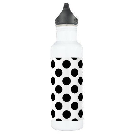 Polka Dots, Polka Dot Pattern, Black and White Waterfles (Rechts)