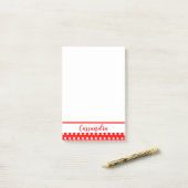 Polka Dots Post-it® Notes (Op bureau)