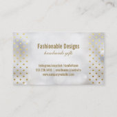 Polka Dots | remachtergrond Visitekaartje (Achterkant)