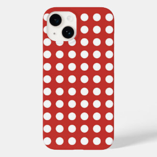Polka dots retro stijl iPhone / iPad case