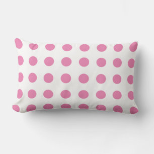  Polka Dots Roze Wit Kleur Retro Classic Kussen