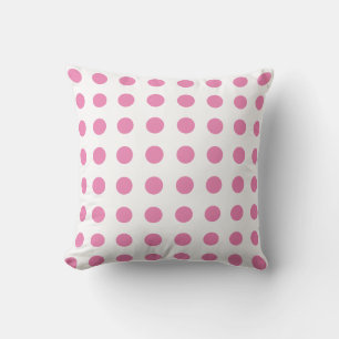  Polka Dots Roze Wit Kleur Retro Classic Kussen