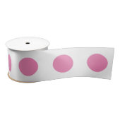  Polka Dots Roze Wit Kleur Retro Classic Lint (Spoel)
