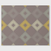 Polka dots seamless pattern. Mosaic of Ethic Figu Cadeaupapier (Vlak)