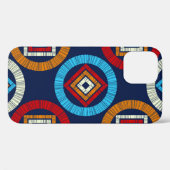 Polka dots seamless pattern. Mosaic of Ethic Figu Case-Mate iPhone Case (Achterkant (horizontaal))
