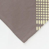 Polka dots seamless pattern. Mosaic of Ethic Figu Fleece Deken (Hoek)