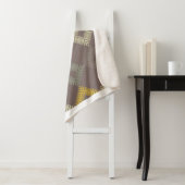 Polka dots seamless pattern. Mosaic of Ethic Figu Sherpa Deken (In situ)