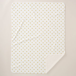 Polka Dots Sherpa Deken