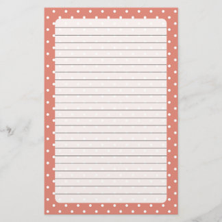 Polka Dots Stationery Briefpapier