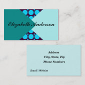 Polka Dots Visitekaartje (Voorkant / Achterkant)