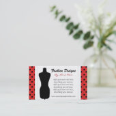 Polka Dots Visitekaartje (Staand voorkant)