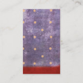 Polka Dots Visitekaartjes (Achterkant)