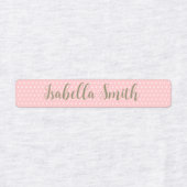 Polka Dots waterdichte kinder naam kleding Labels (Design 1)