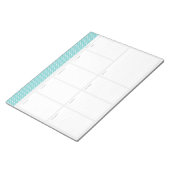 Polka Dots Weekly Desk Planner Notitieblok (Schuin)