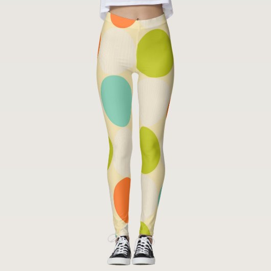 Polka Dots Women's Leggings (Voorkant)