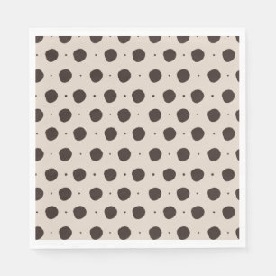 Polka dots Ze is de knoop Vrijgezellenfeest binden Servet