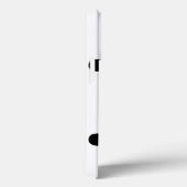 Polka dots Zwart wit groot vet elegant patroon Case-Mate iPhone Case (Achterkant / Rechts)