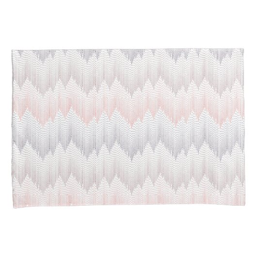 Polka Dotted Mountain Peak Pattern Kussensloop (Voorkant-Rechts)