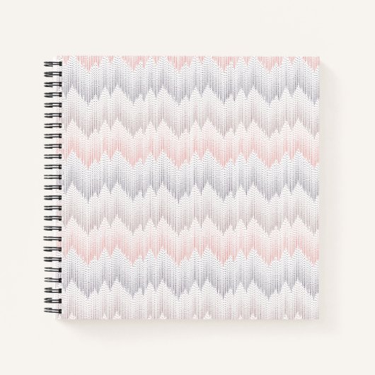 Polka Dotted Mountain Peak Pattern Notitieboek (Voorkant)