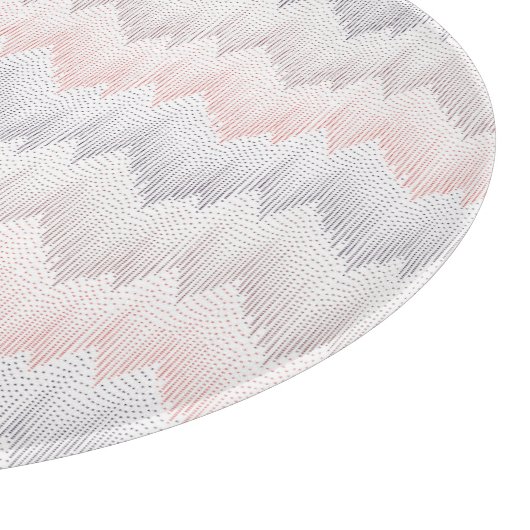 Polka Dotted Mountain Peak Pattern Snijplank (Hoek)