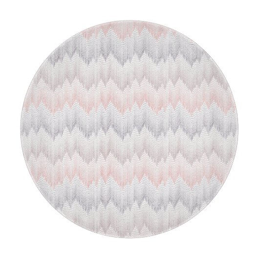 Polka Dotted Mountain Peak Pattern Snijplank (Voorkant)