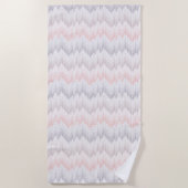 Polka Dotted Mountain Peak Pattern Strandlaken (Voorkant)