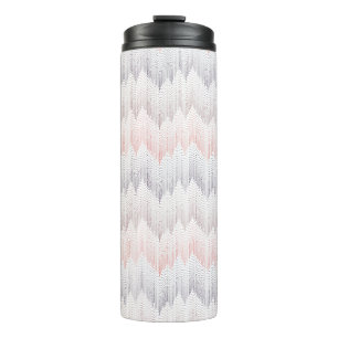 Polka Dotted Mountain Peak Pattern Thermosbeker