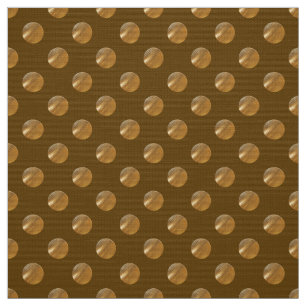 Polka gouden stippen stof