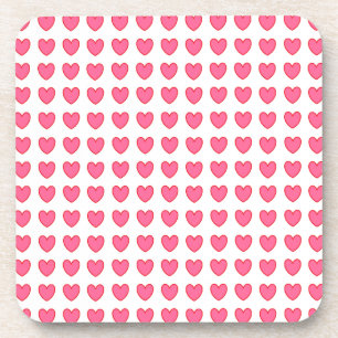 Polka Hearts Bier Onderzetter
